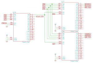 TTL decode logic schematic