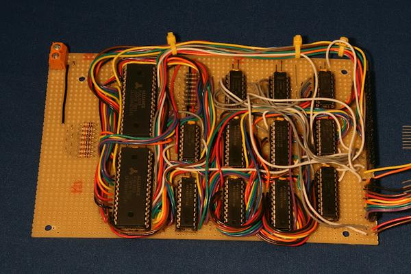 The MMU board separated from the system