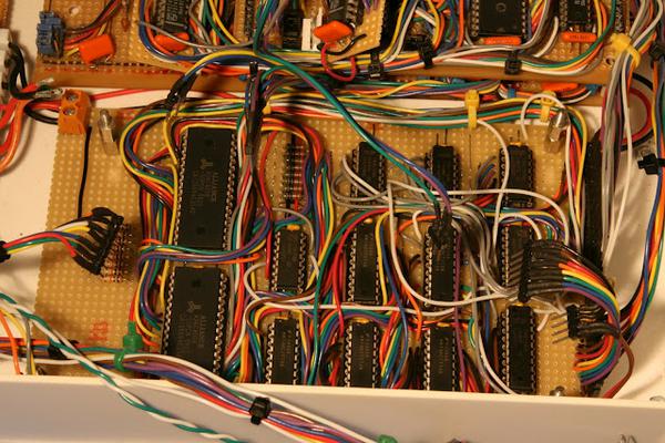 A memory controller board installed.