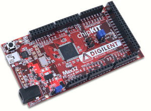 ChipKIT MAX32 Image of the ChipKIT MAX32 development board